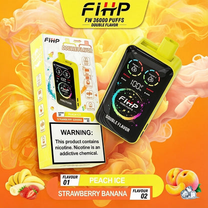 Papieros elektroniczny FIHP 🚀 Jednorazowy papieros elektroniczny o dwóch smakach (36 000 zaciągnięć)