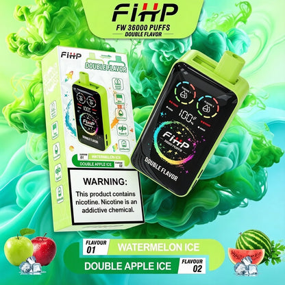 Papieros elektroniczny FIHP 🚀 Jednorazowy papieros elektroniczny o dwóch smakach (36 000 zaciągnięć)
