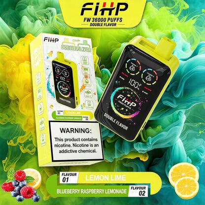 Papieros elektroniczny FIHP 🚀 Jednorazowy papieros elektroniczny o dwóch smakach (36 000 zaciągnięć)