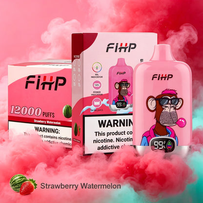 Papieros elektroniczny FIHP 🚀 Jednorazowy papieros elektroniczny (12 000 zaciągnięć)